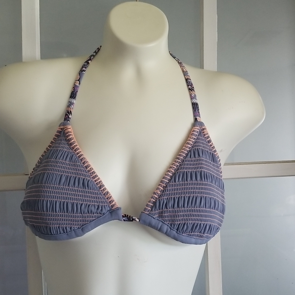 Xhilaration Bikini Top Swim Blue
